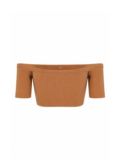 Top in maglia di viscosa Daino Elisabetta Franchi | TK86B62E2AI6